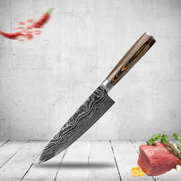 StalIone knife Edition 9" Gyuto Satin Handle